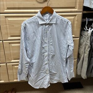 Brooks Brothers Blue and White Striped Shirt